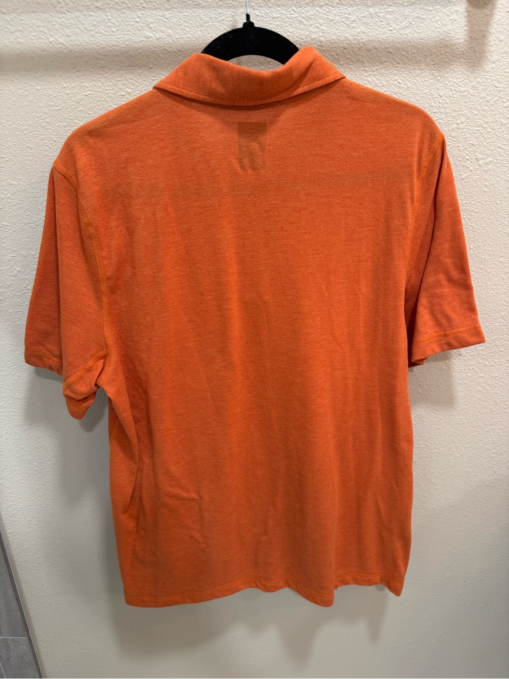 The North Face Polo Shirt Mens Large Orange FlashDry-XD Performance Golf Hiking - Picture 6 of 8